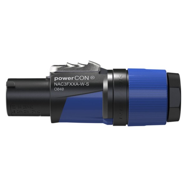 Main product image for Neutrik NAC3FXXA-W-S powerCON XX Series Cable End Power In Blue 6-12mm Small Chuck092-36000